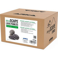 Produktbild von ARKA myScape-Rocks Lava Pebbles schwarze Lavasteine für Süßwasser Aquarium und Garnelen 10kg 10-20mm - 10 kg