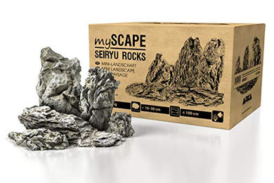ARKA mySCAPE Seiryu Steine 10 kg Mix 10-30 cm Grau für Aquascaping und Süßwasseraquarium - 10 kg – Bild 1 von 10