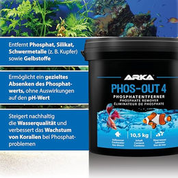 ARKA Phos-Out 4 Phosphat Entferner Eisenhydroxid-Absorber für Süßwasser und Meerwasser 5 L - 2700 g – Bild 1 von 4