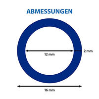 Produktbild von ARKA PVC-Schlauch Blau für Aquarium und Fischzucht 12/16 mm - 100 m