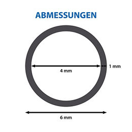 ARKA PVC-Schlauch Grau 4/6 mm 100 m für Aquarium und Fischbecken - 100 m – Bild 1 von 3
