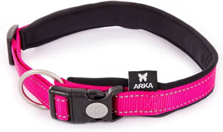 Produktbild von ARKA Verstellbares Hundehalsband aus Nylon in Rosa Größe M