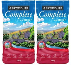 Arkwrights Hundefutter mit Rind für Adult ohne Zucker und Farbstoffe 2x15 kg - 2 x 15 kg – Bild 1 von 2