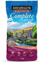 Arkwrights Hundefutter Trockenfutter mit Rind und Geflügel für aktive erwachsene Hunde 15 kg - 15 kg – Bild 1 von 7