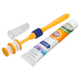Arm & Hammer Zahnpflegeset für Hunde mit Kokosnuss-Minz-Zahnpasta und 360° Zahnbürste – Bild 1 von 13