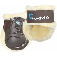 Produktbild von Arma Carbon Gamaschen für Pferde SupaFleece Schwarz oder Braun Grösse Full