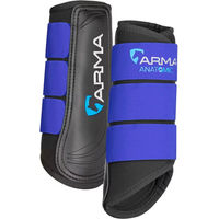 Produktbild von Arma Neopren Gamaschen für Pferde Blau Cob