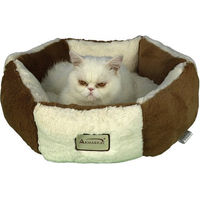 Produktbild von Armarkat Katzenbett aus Plüsch in Weiß/Braun