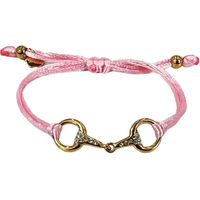 Produktbild von Armband für Damen von Equestrian Shop in Gold und Rosa aus Stoff