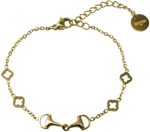 Armband für Damen von Equestrian Shop Morso aus Goldfarbenem Edelstahl wasserfest 15 cm bis 19 cm – Bild 1 von 1