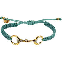 Produktbild von Armband für Damen von Equestrian Shop Taka aus Edelstahl in Gold mit Türkis und Grün