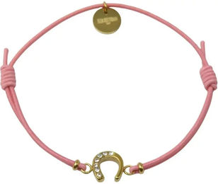 Produktbild von Armband Lola IP von Equestrian Shop aus Edelstahl in Rosa für Unisex 14 cm bis 20 cm