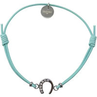Produktbild von Armband Lola von Equestrian Shop aus Edelstahl in Gold und Türkis für Damen und Herren 14 cm bis 20 cm