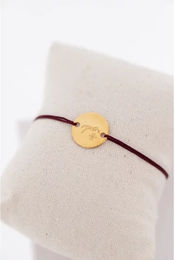 Armband Pénélope Zoé für Damen in Gold und Lila aus Metall – Bild 1 von 1