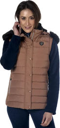 Produktbild von Ärmellose Daunenjacke Flags&Cup Kenora für Damen in Braun und Beige