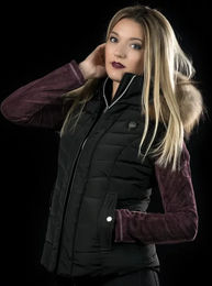 Produktbild von Ärmellose Daunenjacke für Damen Flags&Cup Veenta Winter Blau Schwarz 2XS