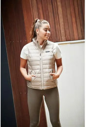 Produktbild von Ärmellose Daunenweste Equipage High für Damen in Beige XXL