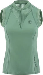 Produktbild von Ärmelloses Reit-Poloshirt Equithème Margot für Damen in Grün XL