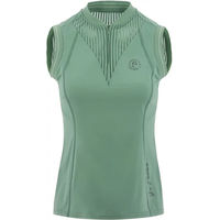 Produktbild von Ärmelloses Reit-Poloshirt Equithème Margot für Damen in Grün XL