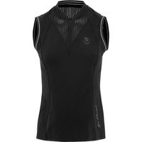Produktbild von Ärmelloses Reit-Poloshirt für Damen Equithème Margot Schwarz XL