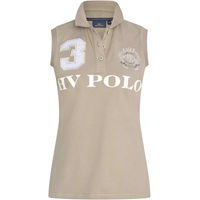 Produktbild von Ärmelloses Reitpolo für Damen von HV Polo aus Baumwolle in Grün oder Beige Größe L