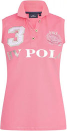 Produktbild von Ärmelloses Reitpolo für Damen von HV Polo Favouritas in Rosa aus Baumwolle Größe L