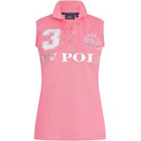 Produktbild von Ärmelloses Reitpolo für Damen von HV Polo in Rosa aus Baumwolle Größe XS