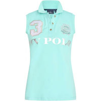 Produktbild von Ärmelloses Reitpolo HV Polo Favouritas für Damen aus Baumwolle Blau Größe S