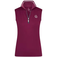 Produktbild von Ärmelloses Reitpolo Imperial Riding Tessy für Damen in Weiß Blau oder Lila Größe XL