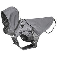 Produktbild von Armored Tech All Weather Hundegeschirr mit integrierter Thermo-Regenjacke Grau XXL (Brustumfang 71-112 cm)