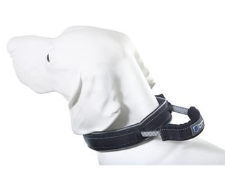 ArmoredTech Hundehalsband Dog Control aus Baumwolle Schwarz Größe M 39-45 cm - 1 Stk. – Bild 1 von 3