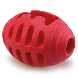 Produktbild von Arquivet 3168 Interaktiver Hundesnack-Ball Rugby Ball aus Gummi Rot