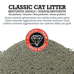 Arquivet Classic Katzenstreu mit Aktivkohle 10 kg natürliches Klumpstreu – Bild 1 von 4