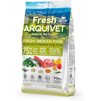 Produktbild von Arquivet Fresh Halbfeuchtes Hundefutter Iberisches Schweinefleisch und Ozeanfisch für erwachsene Hunde aller Größen 2,5 kg - 2 x 2,5 kg