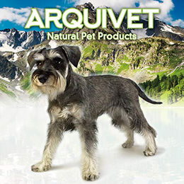 Produktbild von Arquivet Futternapf aus Keramik für Hunde und Katzen im Pfotenstil 19 cm