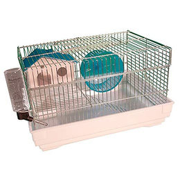 Arquivet Ibiza Nagerkäfig Set aus Kunststoff 4er Pack Blau 39,5 x 29,5 x 22,5 cm – Bild 1 von 2