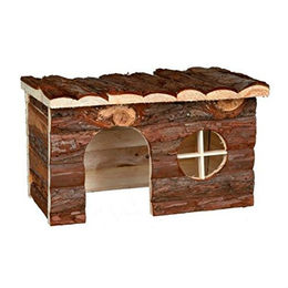 Arquivet Jumbo Nagerhaus aus Holz für Nagetiere Braun 40 x 23 x 20 cm – Bild 1 von 5