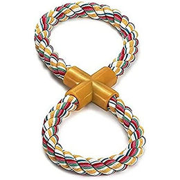 Produktbild von Arquivet Kauspielzeug Baumwoll-Knoten Bunt 38 cm