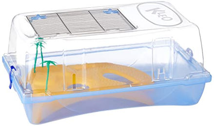 Arquivet Kleo Box Hartschalen-Box für Schildkröten und Reptilien aus transparentem Kunststoff 58 x 31 x 31 cm – Bild 1 von 2
