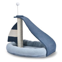 Produktbild von Arquivet Kratzbaum Boat für Katzen zum Ausruhen und Spielen 57 x 40 x 46 cm