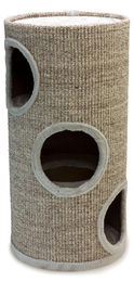 Arquivet Kratzbaum für Katzen aus Plüsch und Sisal in Beige 36 x 36 x 70 cm – Bild 1 von 3