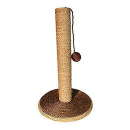 Arquivet Kratzbaum mit Pfosten und Kugel Braun 30 x 30 x 46 cm – Bild 1 von 1