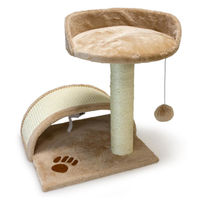 Produktbild von Arquivet Kratzbaum Rückenkratzer mit Pfosten und Bogen Beige 50 cm