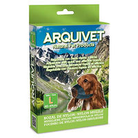 Produktbild von Arquivet Maulkorb für Hunde aus Nylon in Schwarz Größe L