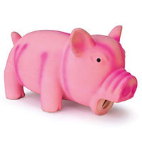Produktbild von Arquivet Rosa Gummischwein Quietschspielzeug aus Latex für Hunde 15 cm