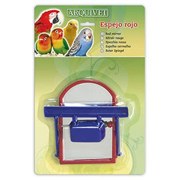 Arquivet Roter Vogelliebespiegel aus Glas – Bild 1 von 1