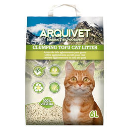 Arquivet Tofu Katzenstreu unparfümiert hypoallergen 6 l – Bild 1 von 3