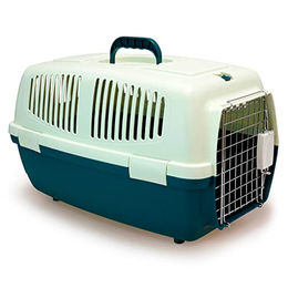 Arquivet Transportbox aus Kunststoff für Hunde und Katzen in Bunt, Größe L, 59 x 36 x 33 cm – Bild 1 von 5