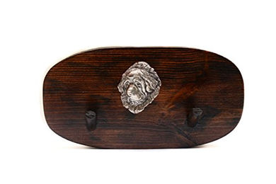 Art-Dog Hundeleinenhalter aus Kiefernholz für die Wand 10x20cm – Bild 1 von 1