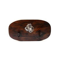 Produktbild von Art-Dog Hundeleinenhalter aus Kiefernholz für die Wand 10x20cm Handgefertigt